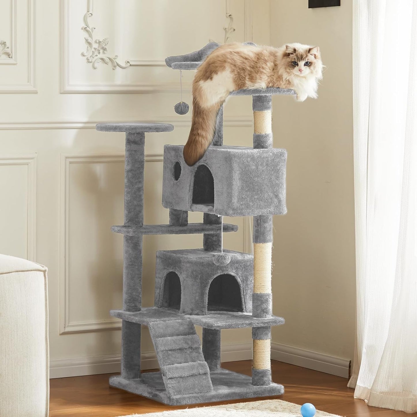 Torre per gatti di lusso  – parco giochi multilivello per gattini