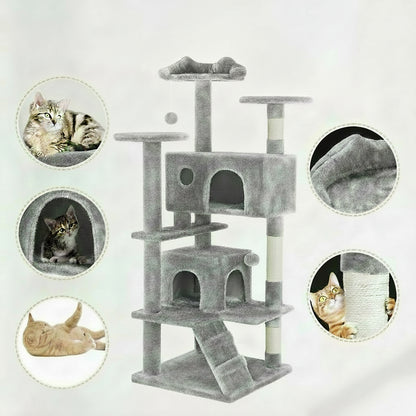 Torre per gatti di lusso  – parco giochi multilivello per gattini